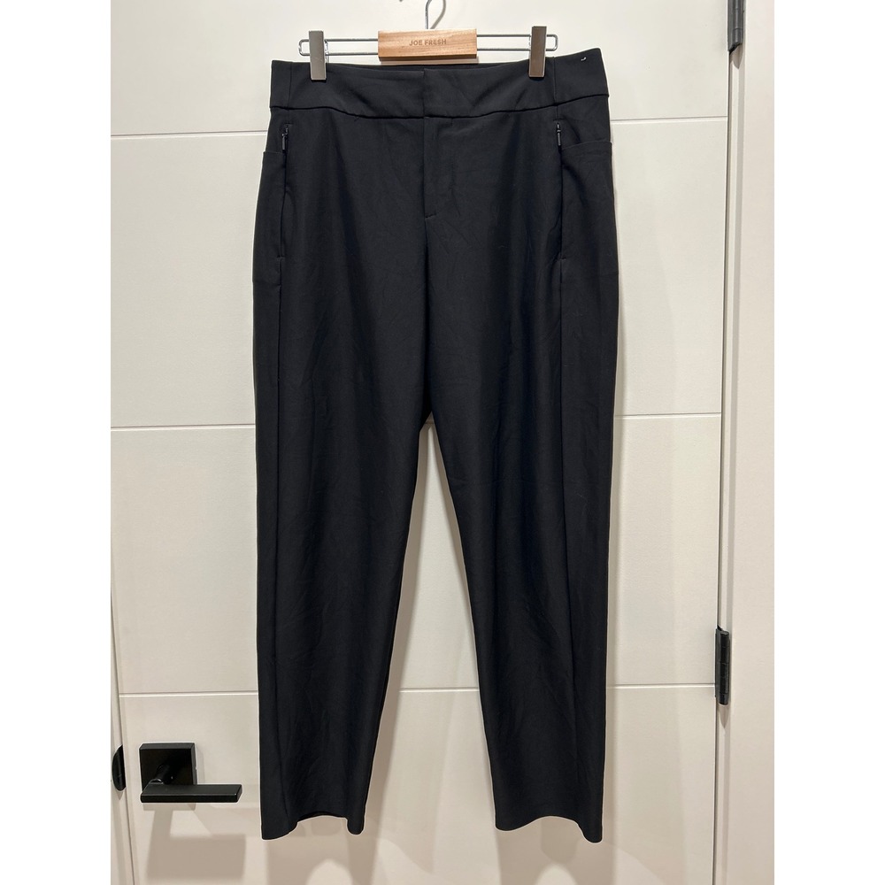 Athleta Stellar Skinny Trouser Black Size 6P Petite Stretch Work Travel Pants